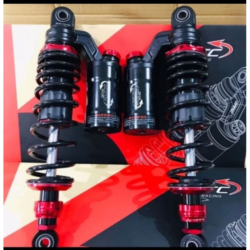 SHOCK BREAKER KTC TIPE EXTREM UKURAN 280 DAN 320 DAN 340 MM BLACK RED