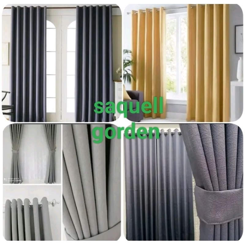 gorden blackout polos serat safron