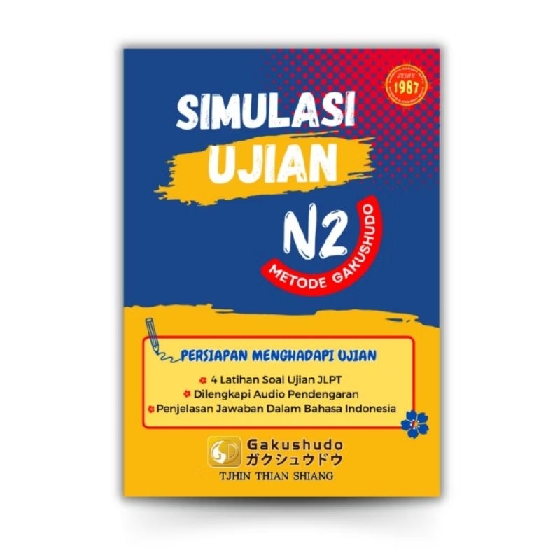Buku Simulasi Ujian N2 JLPT ( Original )