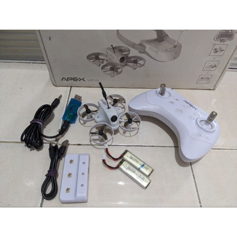 Apex VR70 - FPV drone Kit - Dengan Dongle Emulator - Tanpa Goggles - Minus Motor
