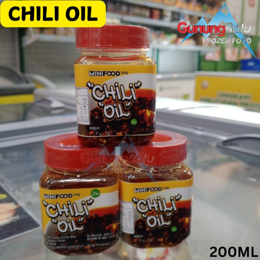 

MINI FOOD CHILI OIL 200ML/ MINYAK CABAI/ MINYAK PEDAS
