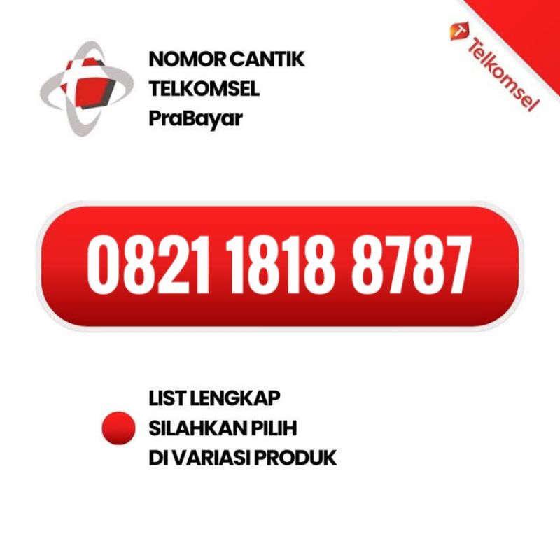 Nomor Cantik Telkomsel Seri abab cdcd