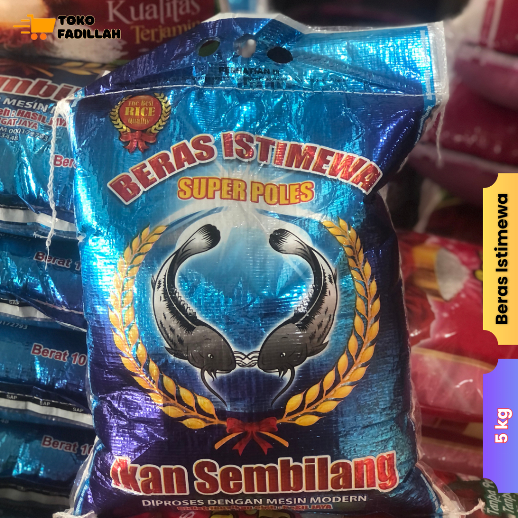 

Beras Ikan Sembilang 5 kg - Beras Super Premium