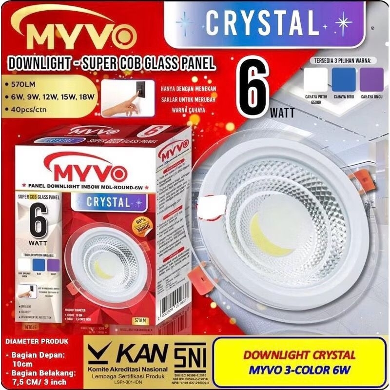LED Downlight Crystal Myvo
