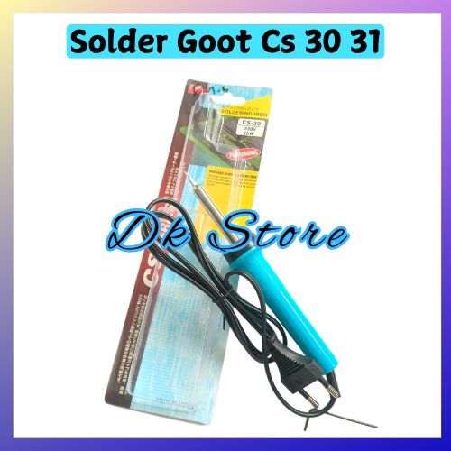 Solder Goot CS 30 31 Alat Patri Soldering Iron listrik 220 V 25 Watt Service
