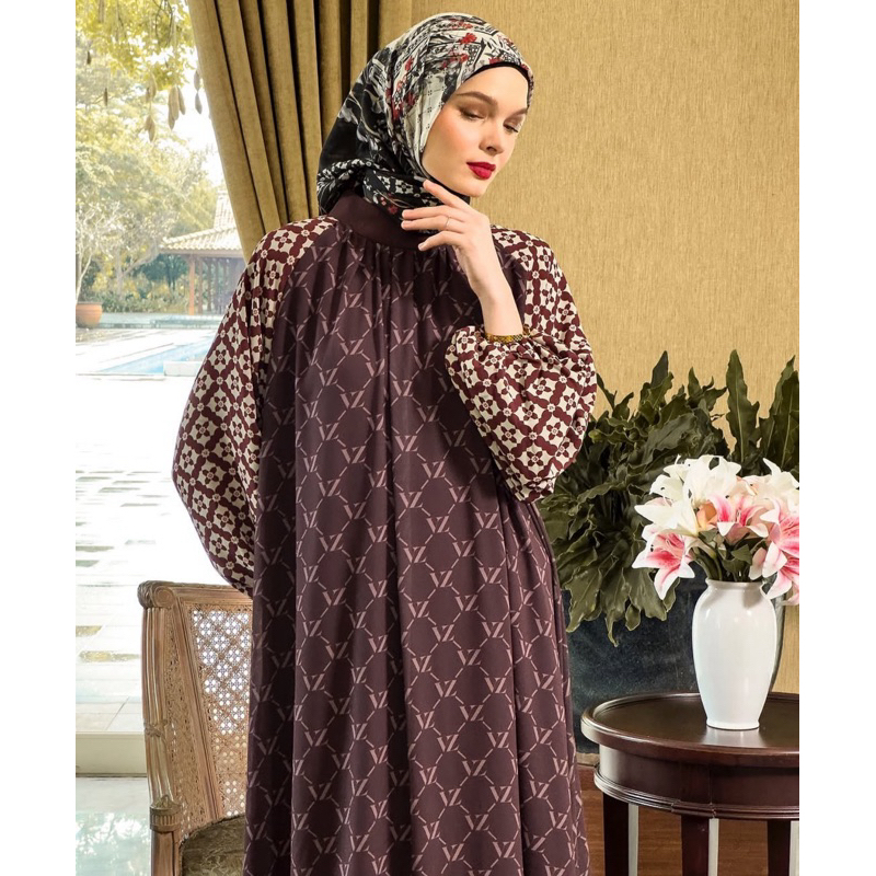 VZ RAYA COLLECTION MONOGRAM LINEAGE DRESS SET BY VIVI ZUBEDI
