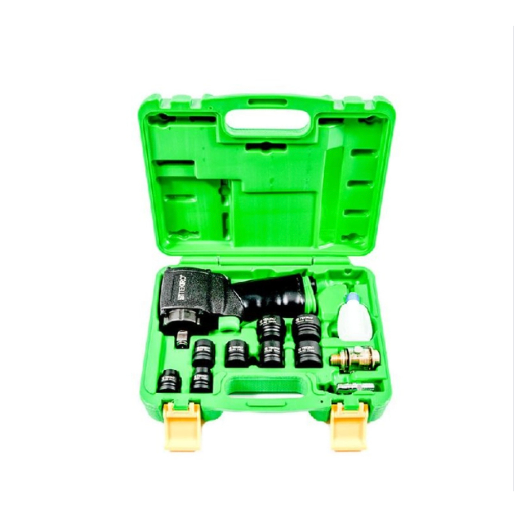 Tekiro Air impact Jumbo 1/2" Stubby socket set 12pcs impact angin 1/2 inci set 12 pcs