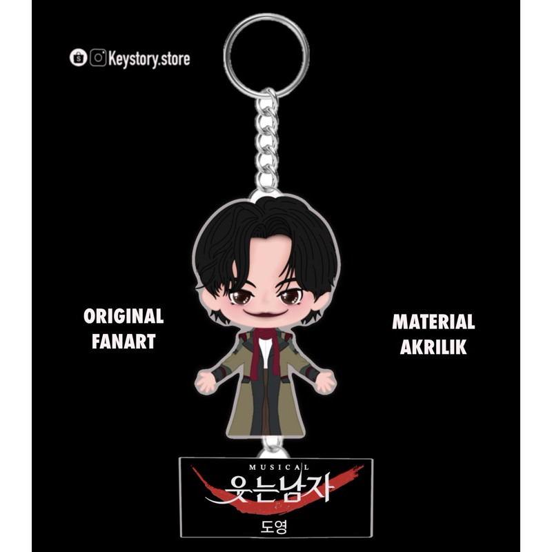 Gantungan Kunci Keychain Akrilik Doyoung NCT 127 Musical Version [Fan Art Original By Keystory]