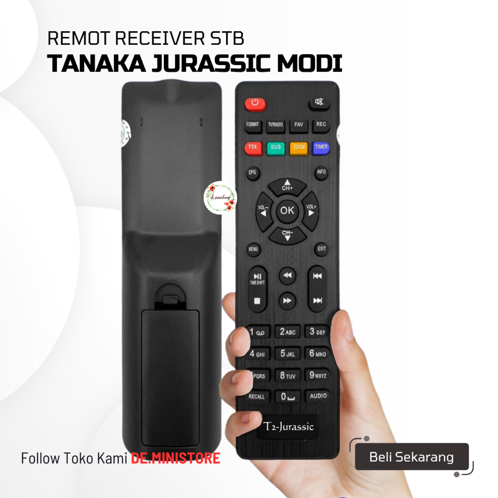 Remot Remote STB Tanaka T2 Modi / Remot Multi STB DVBT2 Original