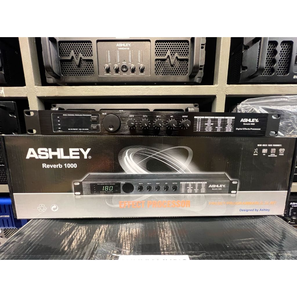 Ashley Efek Vokal ASHLEY REVERB 1000 ( ORIGINAL ) Efek Vokal HARDWELL REV 2000