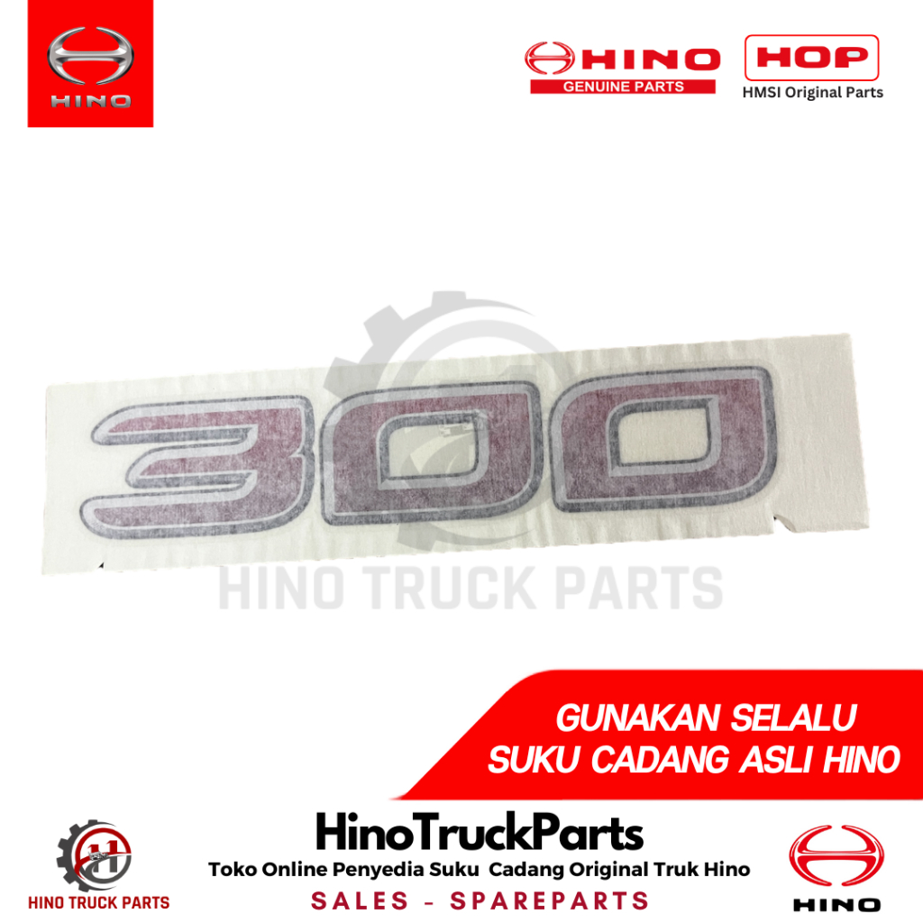 Sticker 300 Hino Dutro Asli