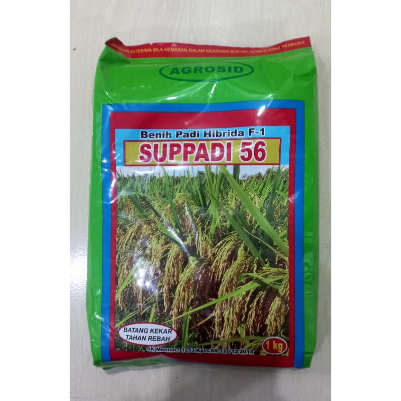 Benih Bibit Padi SUPPADI 56 Kemasan 1 Kg Original