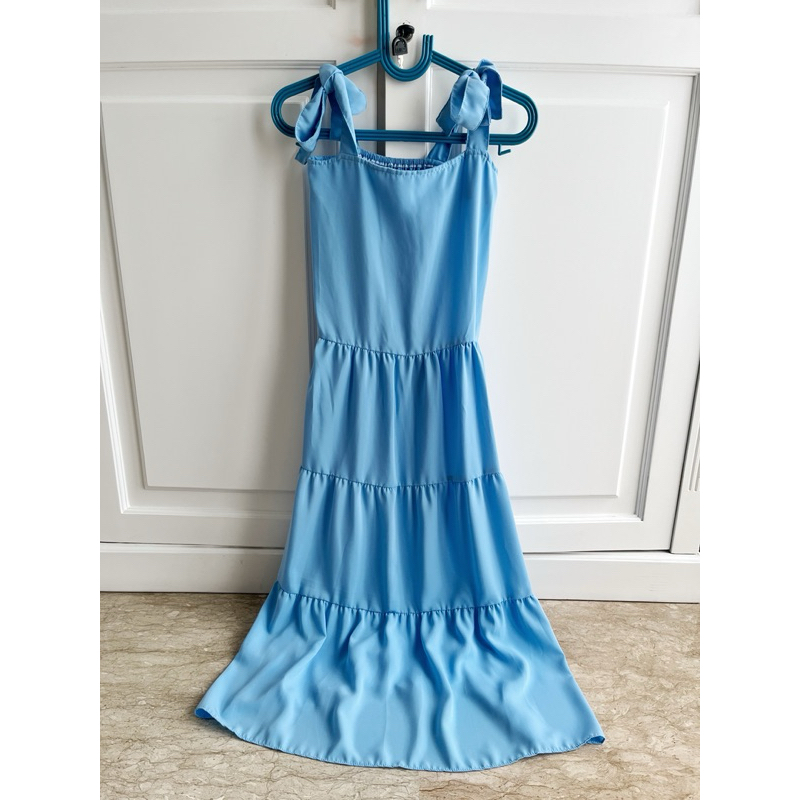 Dress / terusan wanita biru muda