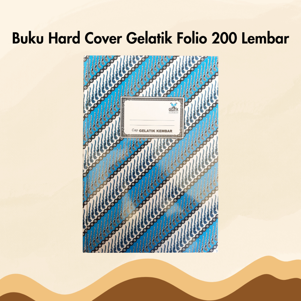 

Buku Folio Hard Cover Gelatik Kembar Isi 200 Lembar