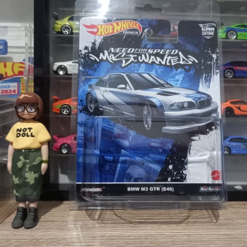 Custom Card BMW M3 GTR (E46) Need For Speed Most Wanted Hot Wheels Premium