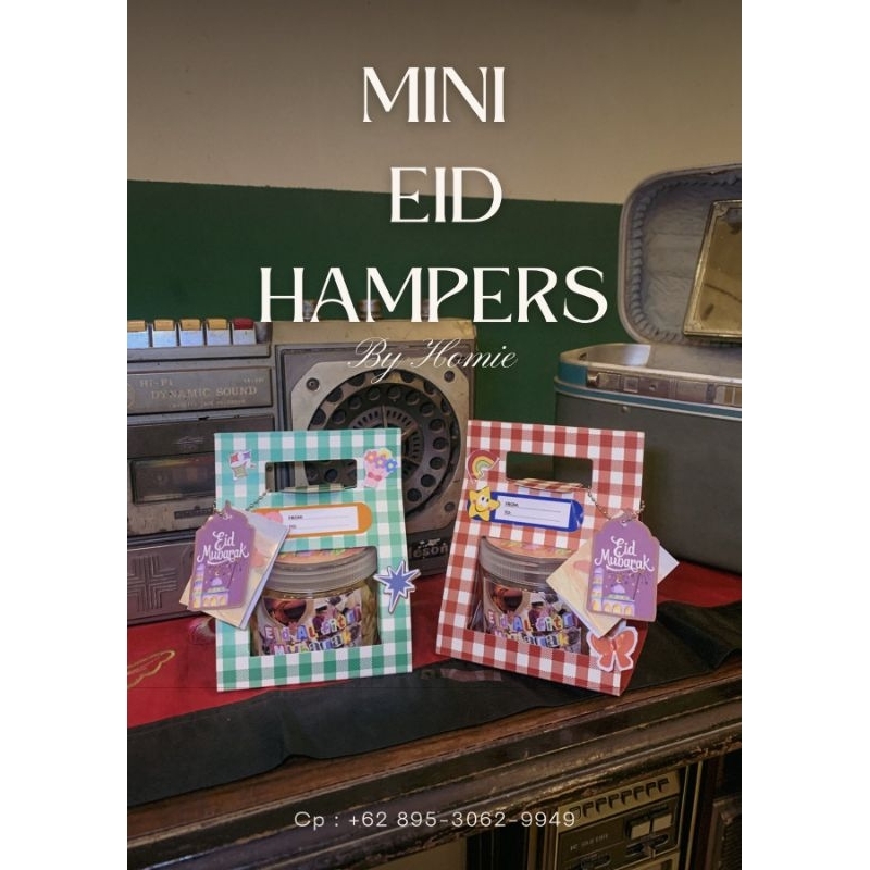 

Mini Eid Hampers by Homie - Hampers Snacks Kering 400gr