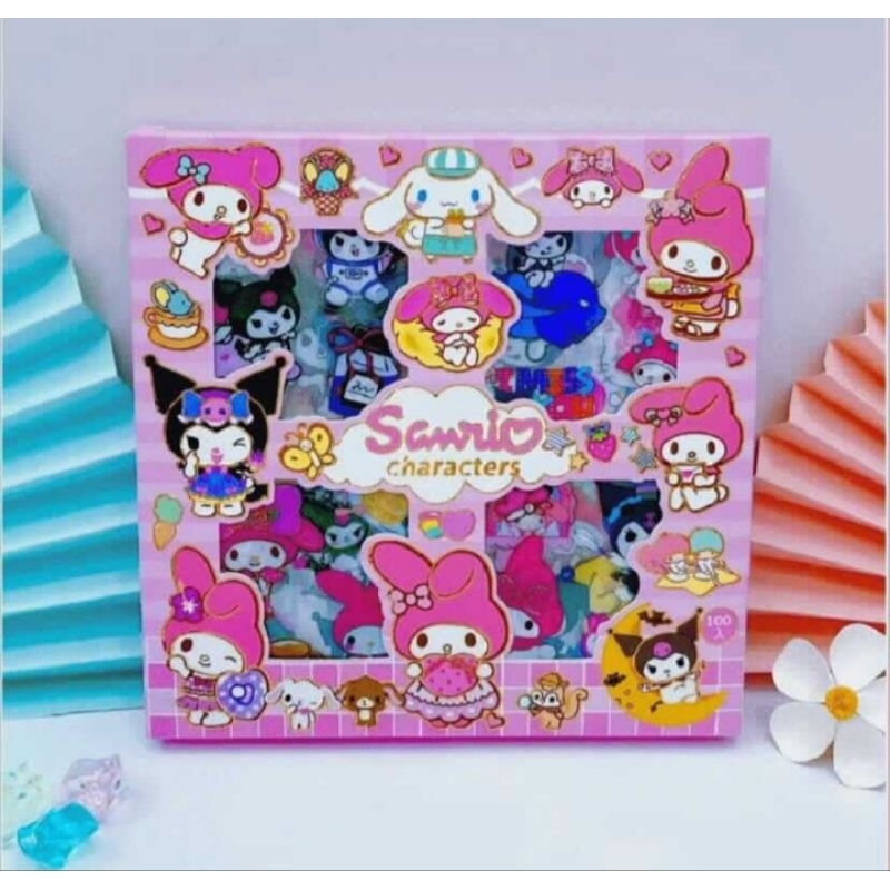 

J ( J12 ) STIKER NONO KARAKTER KARTUN ISI 100 LEMBAR/STICKER MOTIF LUCU / DEKORASI