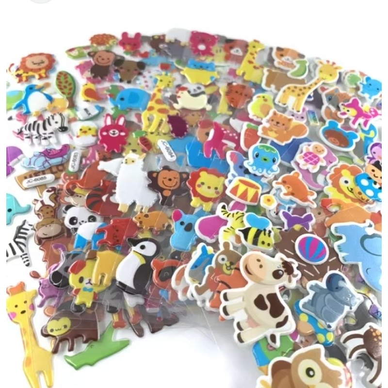 

J ( J13 ) STIKER KARAKTER KARTUN TIMBUL/STICKER MOTIF LUCU/DEKORASI
