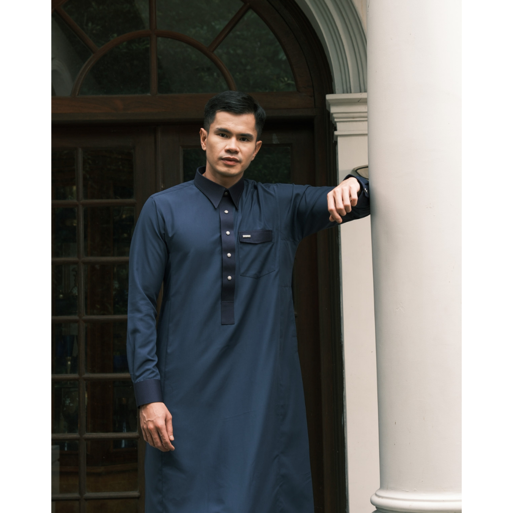 Shahama Thobe Exclusive SH-153 Navy