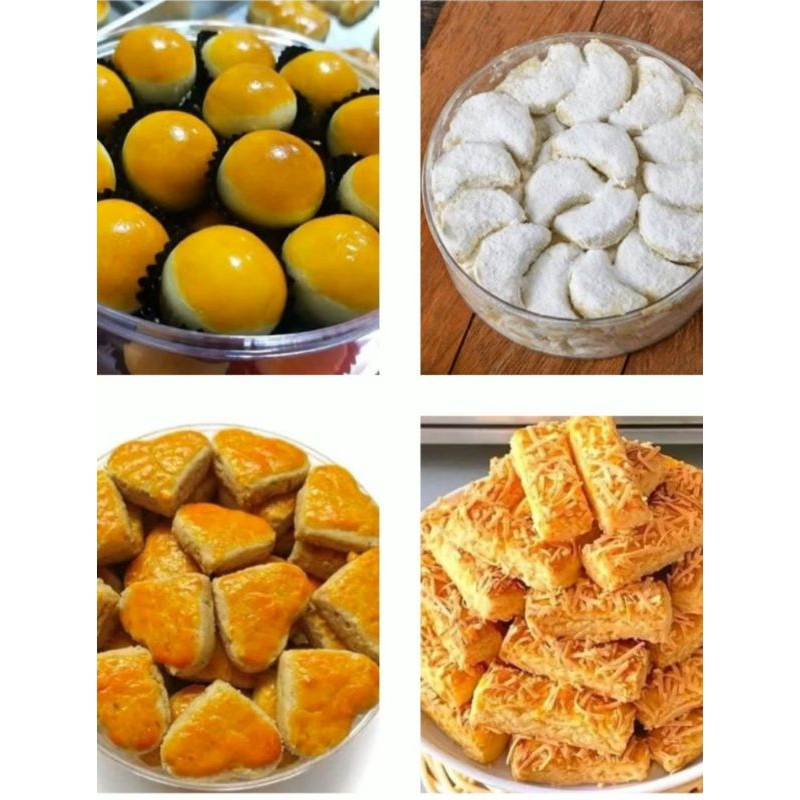 

Cookies Nastar, Kastengel, Putri Salju, Kacang