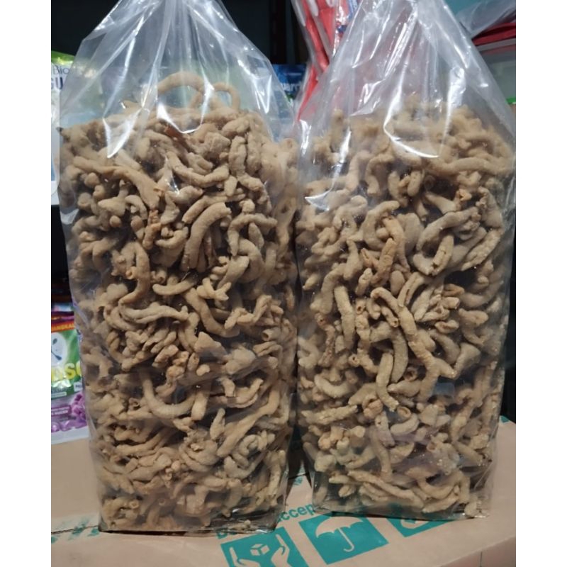 

kripik usus 1 ball isi 2kg