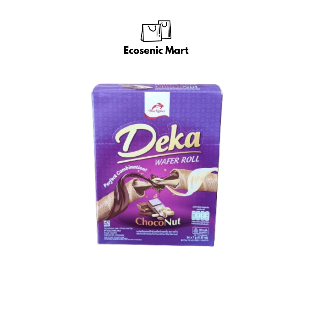 

Deka Wafer Roll Choconut 7gr isi 24pcs