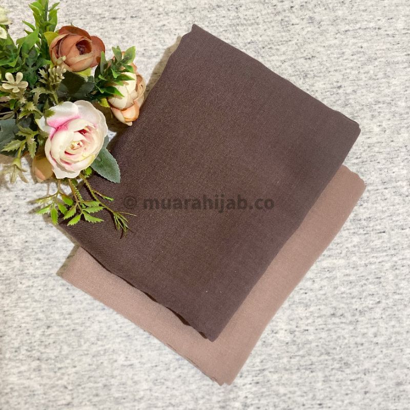 Muara Hijab || Hijab Arabian Voal Premium 120cm x 120cm, Hijab Ringan, Hijab BerTekstur, Hijab Jatuh