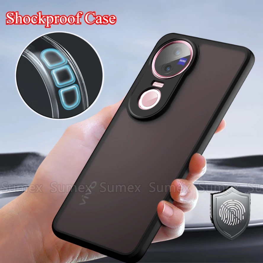 IDEA CASE - Vivo V50 / V50 LITE / V40 Pro 5G Soft Casse X Gear Frosted Matte Silikon Casing Hp