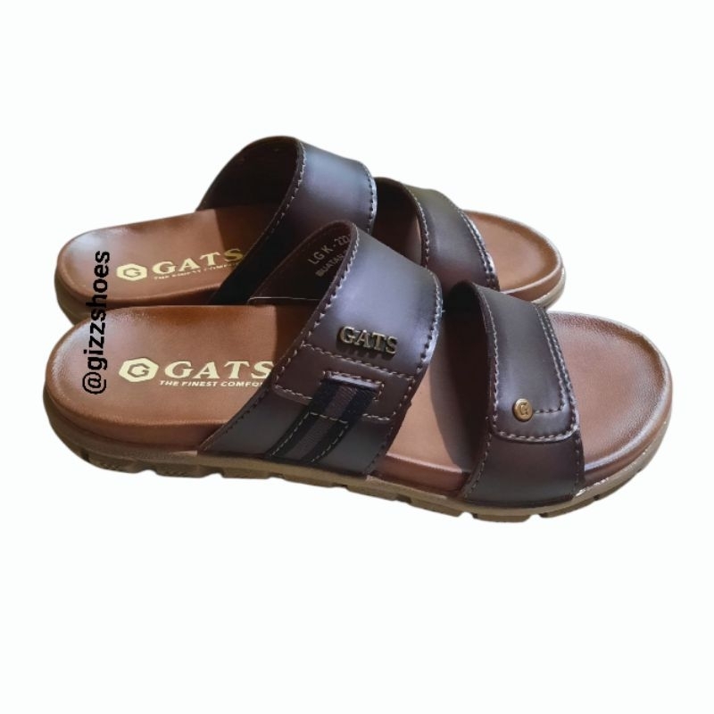 Gats LG K 222 Sandal Stylish Trendy Anak Cowok Laki-laki Original Asli Murah Gat's Gats Coklat Tua M