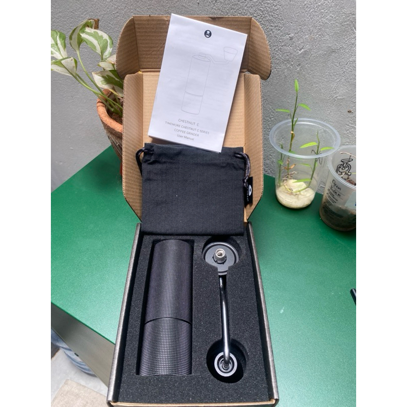 Grinder Kopi Timemore Chestnut C3 bekas pemakaian pribadi, bukan coffee shop