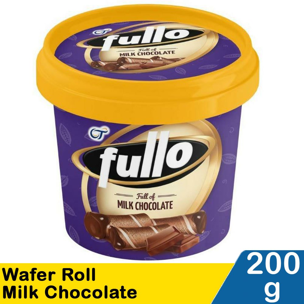 

Fullo Wafer Roll Milk Chocolate 200g – Renyah di Luar, Lumer di Dalam!