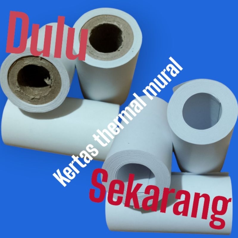 

10 pcs kertas thermal murah 58/57x30mm tanpa tulang
