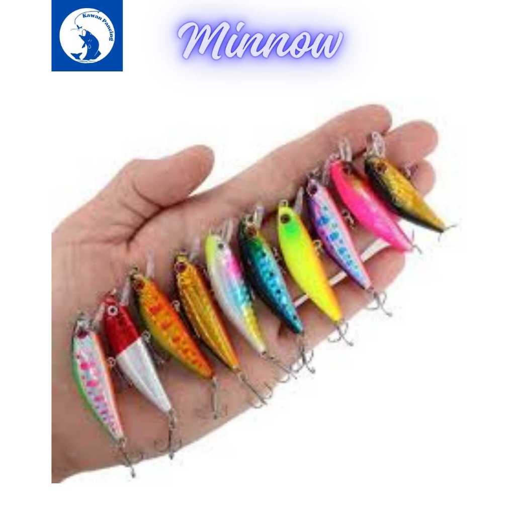 Minnow Replika Agile Pilihan Angler Anti Boncos