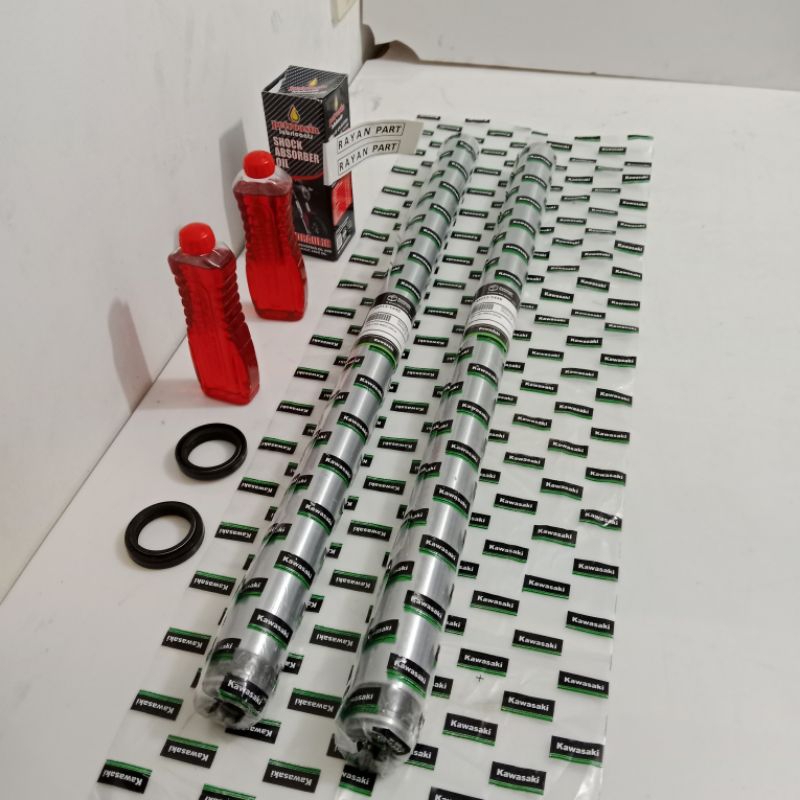 sok depan sepasang kanan kiri ninja rr ninja ss ninja rr sok+sil+oli tutup derat original