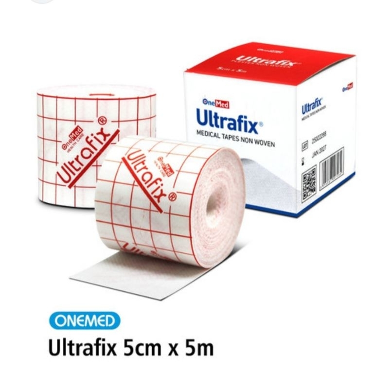 OneMed ULTRAFIX 5cm x 5cm Plester Luka Non Women / ULTRAFIX Plester Luka Plester Putih