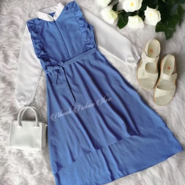 Gamis muslim Anak Perempuan terbaru Anak perempuan cewek Korea korean Style bahan shakila