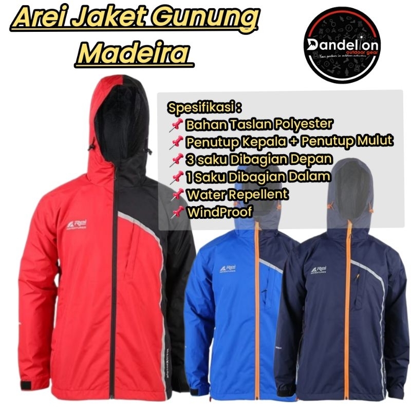 Arei Outdoor Jaket Gunung Madeira