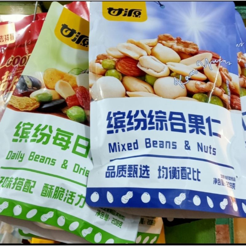 

DAILY BEANS & FRUITS / MIX BEANS & NUTS SNACK IMPORT