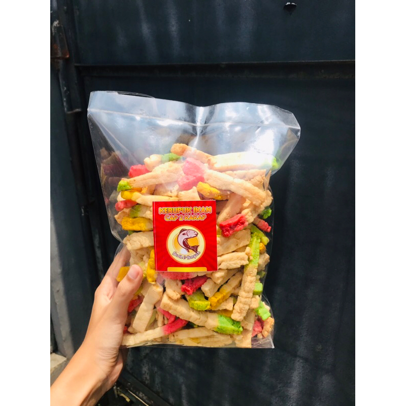 

Krupuk biting warna warni