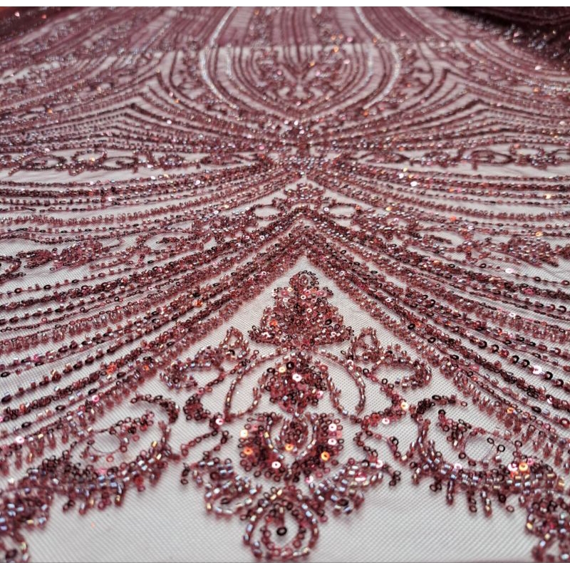 bahan Tulle full Payet | kain pengantin kebaya,gaun,dress