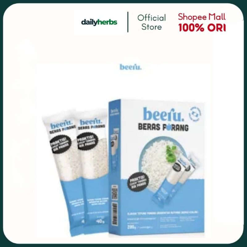 

Beeru Beras Porang 1 Box 7sachet - Shirataki Konjac Rice