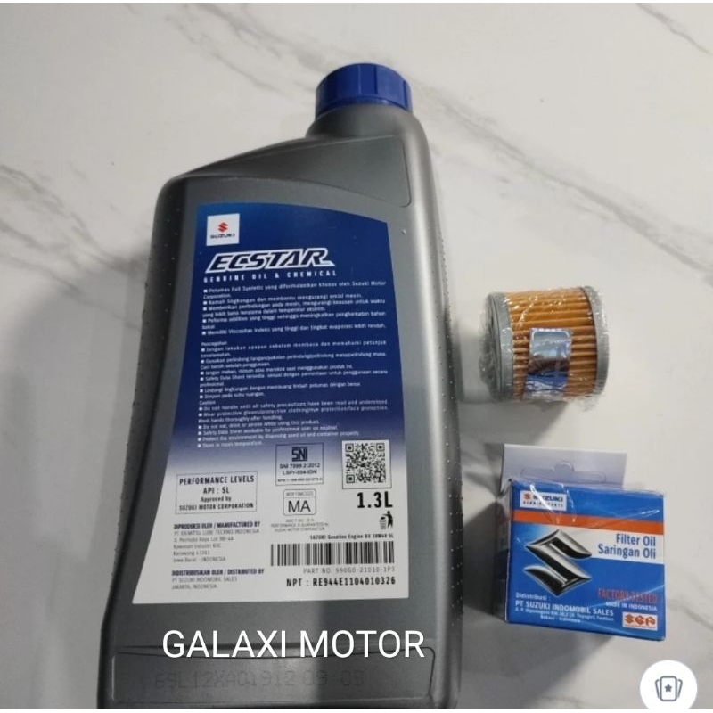 oli ecstar suzuki 1300 ml R9000+filter oli