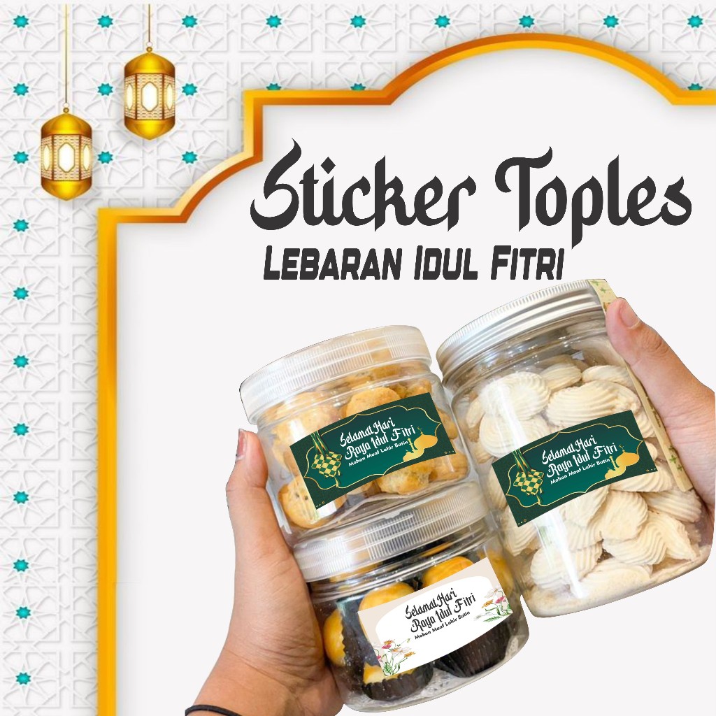 

STICKER TOPLES KOTAK UNTUK LEBARAN/IDUL FITRI CUSTOM FONT