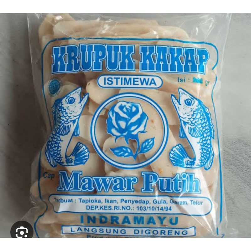 

KRUPUK KAKAP CAP MAWAR PUTIH