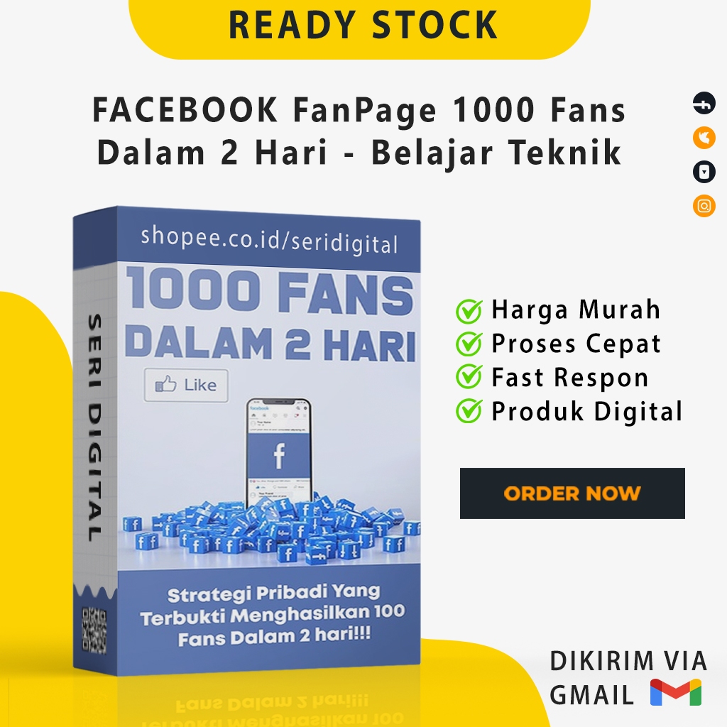 FACEBOOK FanPage 1000 Fans Dalam 2 Hari - Belajar Teknik Optimasi Fans Page - Materi Video Pembelaja