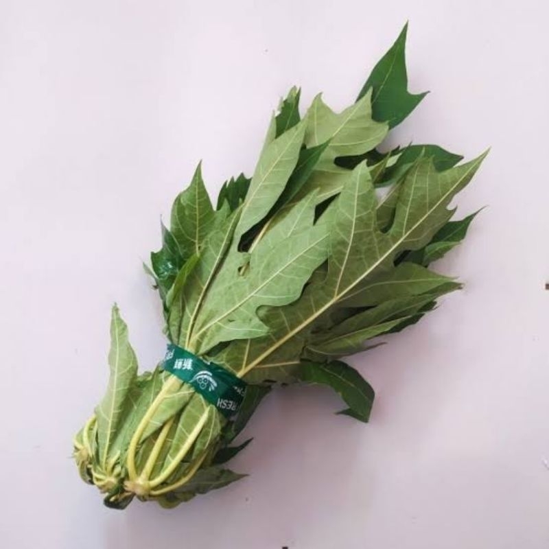 

Daun pepaya segar-lalapan mentah daun pepaya per 250 gram