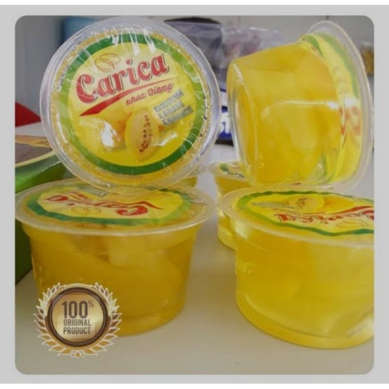 

Manisan Buah Carica Khas Dieng Wonosobo| 1Dus isi 30pcs