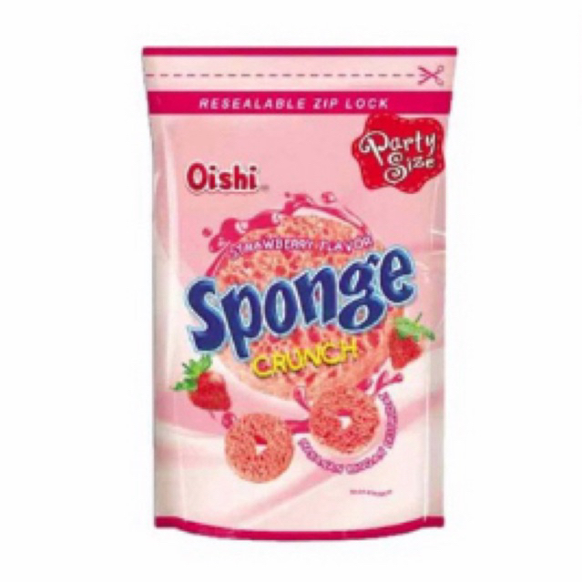 

OISHI SPONGE CRUNCH STRAWBERRY POUCH 120gr