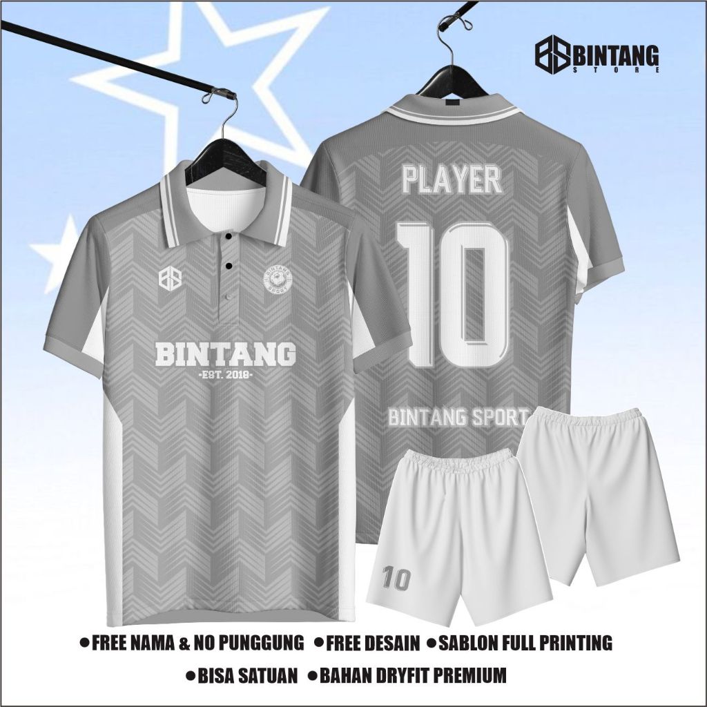 jersey futsal bekerah jersey bola baju bola gratis nama nomor punggung