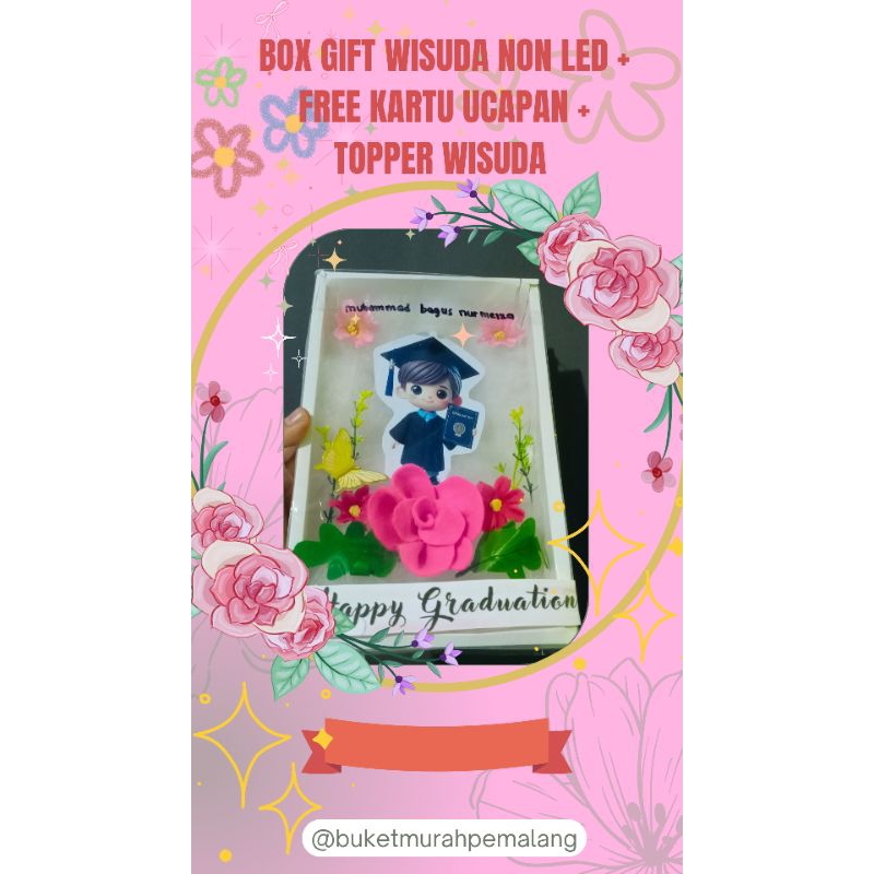 

Gift Box Graduation custom nama